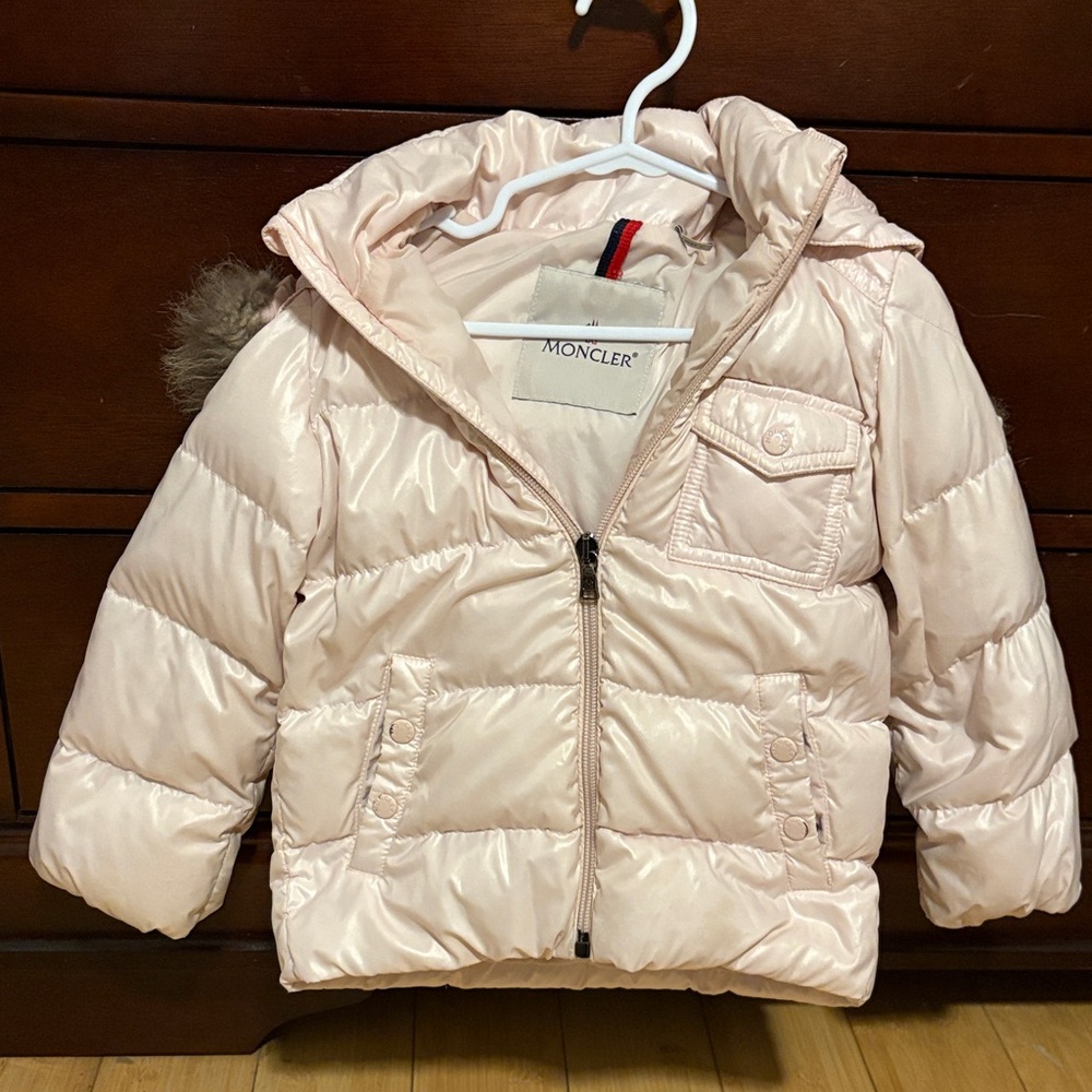 Moncler Light Pink Quilted Jacket